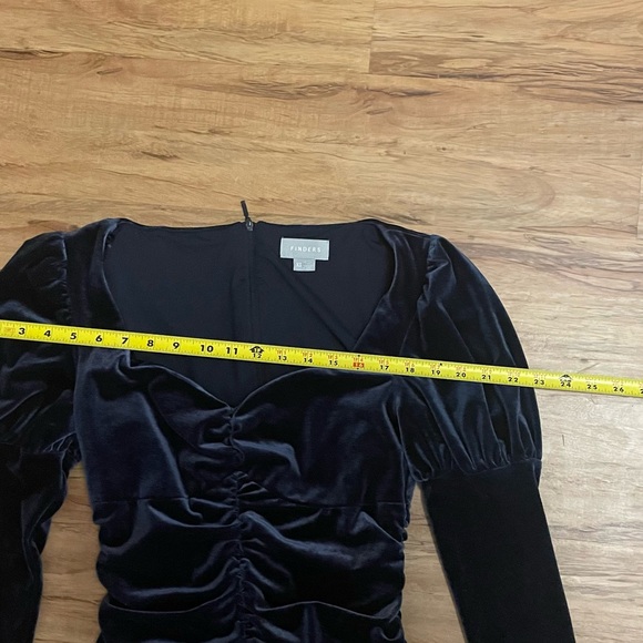 Finders Women’s Rouched Dress Balloon Sleeve Mini Dress - Picture 7 of 10